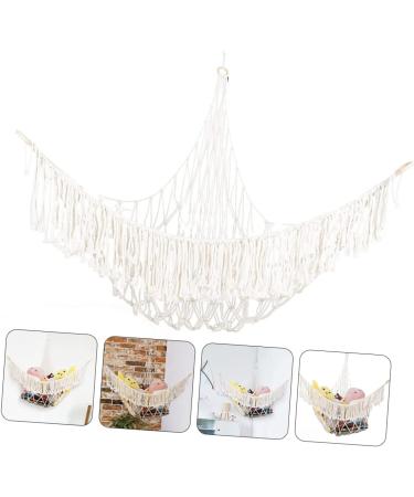 Beavorty Yoga Ball Toy Organizer - 4-Piece Plush Animal Hammock for Kids | Bohemian Fitness Corner Storage - Buy Online on GoSupps.com