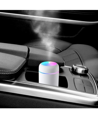 Colorful Mini Humidifier & Essential Oil Diffuser USB Portable for Car, Office, Bedroom - 7 Color 2 Mist Modes, Super Quiet (Navy) - Buy Online on GoSupps.com