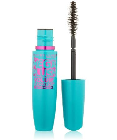 Maybelline New York Volum' Express The Mega Plush Waterproof Mascara  Brownish Black  276  0.30 oz