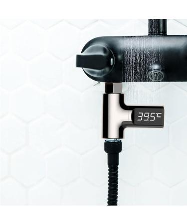 LED Digital Shower Thermometer - Self-Generating No Battery Real-Time Water Temperature Monitor for Safe Showers - Buy Online on GoSupps.com