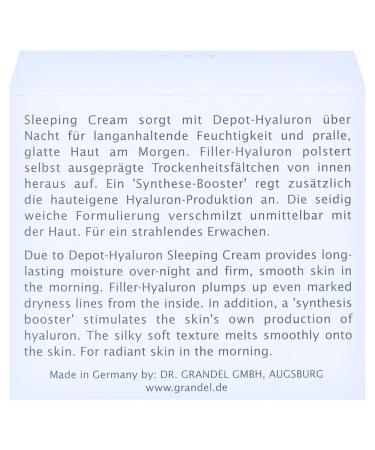 Dr. Grandel Hydro Active Hyaluron Refill Night Cream - Hydrating & Anti-Aging - International Shipping Available - Buy Online on GoSupps.com