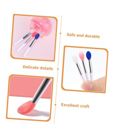 120 Pcs Translucent Lip Balm Brush - Silicone Lip Mask Applicator & Lipstick Brush - Portable Makeup Tools for Women - Buy Online on GoSupps.com