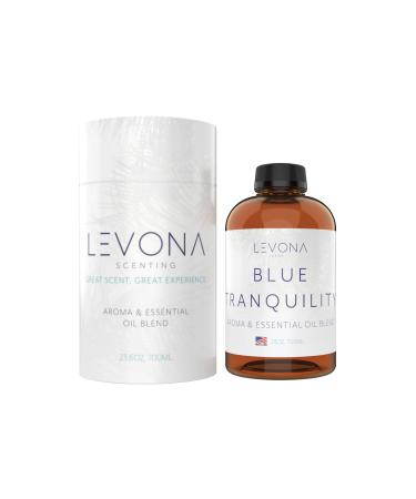 Levona Scent Essential Oil - Fresh Aroma for Home Office Hotel & Spa Perfect in Humidifiers and Diffusers Luxury Fragrance with Coastal Breeze & Citrus Notes - 700ml/ 23 fl oz Blue Tranquility