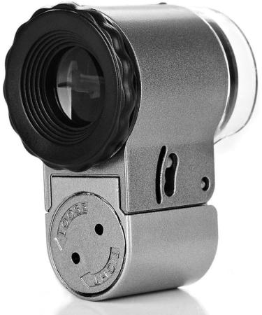 Magnifying Glasses Educational Hobby Magnifiers 50 Times Illuminated Microscope Banknote Counterfeit Jewelry Jade Antique Calligraphy Anding - Buy Online on GoSupps.com