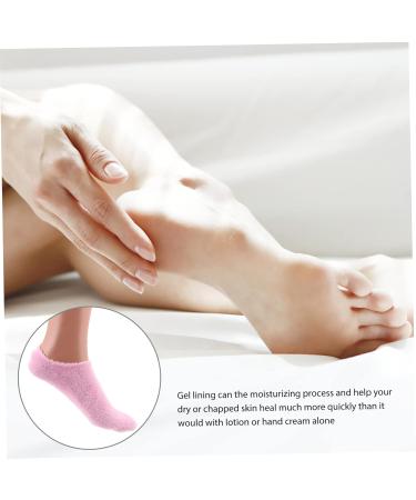 Healeved 6 Pairs Gel Care Kit Hydrating Gloves Socks for Men Moisturizing Mittens Dry Hand Gloves Women Moisturizing Socks Suits for Men Mens Socks Pink Skin Care Set Yarn Spa Miss - Buy Online on GoSupps.com