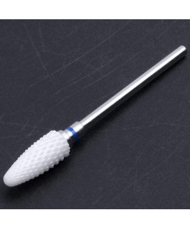 WOVELOT White Ceramic Bit for Hard & Acrylic Nail Art Electric Manicure Drill BT005-M - Buy Online on GoSupps.com