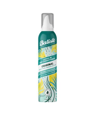 Batiste Dry Leave In Conditioner Original 100 ml Hair Conditioner Foam by Batiste Dry Shampoo for Dry Hair Fresh Fragrance No Rinse Formula with Aloe Vera Vegan Friendly Conditioner