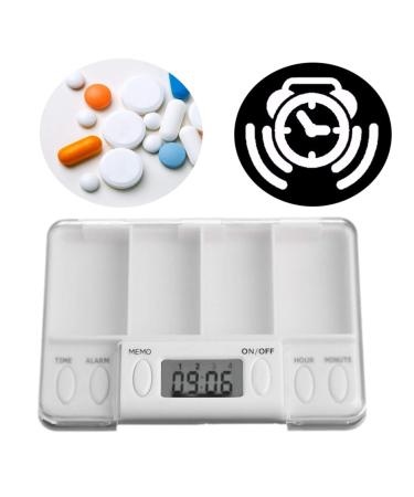 BrilliantDay Electronic Pill Timer-Reminder Automatic Medication Reminder Dispenser Pill Storage Box with Alarms Clock for the Elderly Kids Eat Medicine Timely#4 #5