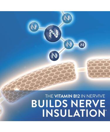 Nervive Nerve Health with Alpha Lipoic Acid - Supports Healthy Nerve Function in Fingers, Hands, Toes & Feet - 60 Daily Tablets with ALA, Vitamins B12, B6 & B1 - Buy Online on GoSupps.com