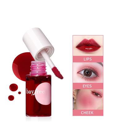 Lip Stain Tint Set Mini Liquid Lipstick for Cheeks and Eyes, All Day Wear, Hydrating Formula, Easy Application, Shimmery Finish - 7ml/0.25oz (#01 #02) - Buy Online on GoSupps.com