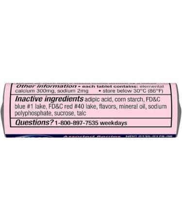 TUMS Antacid Calcium Carbonate Chewable Tablets Assorted Fruit Extra Strength 750 12 Rolls per Display Box 8 Count per Roll (3 Display Boxes) - Buy Online on GoSupps.com
