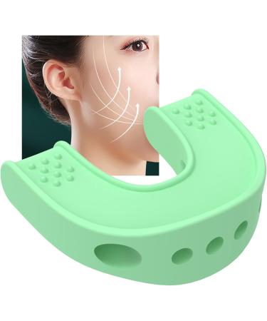 HIOPOIUYT Jawlines Trainer Double Chin Reducers Silicone Face Jaw Tonings Face Trainer Cheek Lifting Slimmin Face Tool Light Blue - Buy Online on GoSupps.com