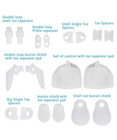 Toe Spreader Tool & Bunion Corrector - Pain Relief Gel Separator for Bunion Protection - Buy Online on GoSupps.com