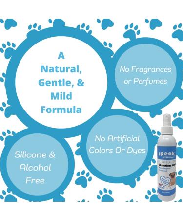 Speak Pet Products Natural Waterless Bath Spray for Dogs - Hypoallergenic & Unscented - 8oz - Buy Online on GoSupps.com