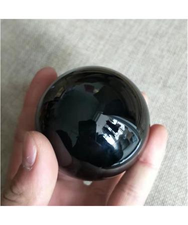 Natural Crystal Rough Ornament Natural Polished Black Ball Crystal Obsidian Sphere 50-60MM for Decoration Gift Decoration feng Shui. 1pc - Buy Online on GoSupps.com