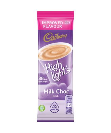 Cadbury Cadbury Chocolate High Lights Fairtrade Hot Chocolate Powder Sachets Low Calorie Ref A07590 Pack 30