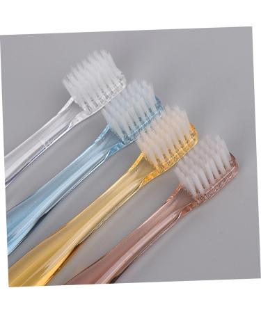 Healeved 24 Pcs Ultra Soft Toothbrush Set - Compact Clear Handle for Adults & Kids - Various Colors - Ideal for Travel & Daily Use - Buy Online on GoSupps.com