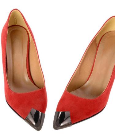 Beavorty High Heels Toe Caps - 3 Pairs Metal Pointed Protectors for Elegant Shoe Repair & Decoration - Buy Online on GoSupps.com