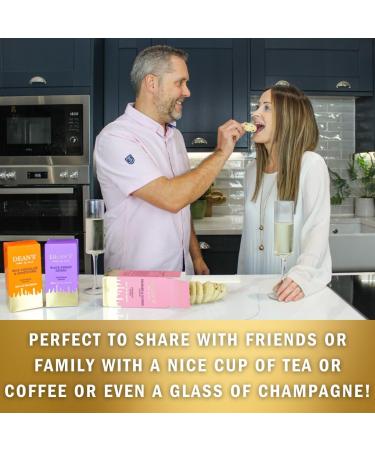 Deans Scottish Butter Shortbread Biscuits - 150g Luxury Gift Box - Rhubarb & Custard Flavor - Buy Online on GoSupps.com