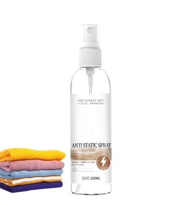 Static Guard - Plant Extract No More Cling Spray | Odor Eliminator and Fabric Refresher 100ml Clothes Softening & Static Removal Spray for Clothes Furniture & Car Pochy