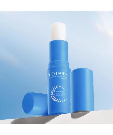 Retinol Eye Stick - Eye Cream for Dark Circles and Puffiness with Caffeine Collagen & Hyaluronic Acid Retinol Eye Cream Anti Aging Reduces Fine Lines Wrinkles & Under Eye Bags (1pcs) Blue