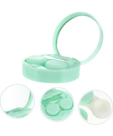 Healeeved Colored Etui Applicator - 3 Sets for Glasses Frames & Medicine - Travel Eye Holder - Green - 7.5x7.5x2.8cm - Buy Online on GoSupps.com