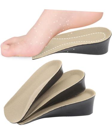 FOMIYES Invisible Insole Shoe Inserts - Height Increase Heel Lifts for Men & Women - 1.5cm Black Shoe Pads - Buy Online on GoSupps.com