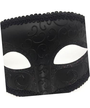 FRCOLOR Eye Mask Black Themed Prom Mask Eye Stand Out Mask Makeup Masquerade Ball Party Mask Costume Party Masquerade Mask Male and Female Mask Dreses Wedding Men and Women Halloween - Buy Online on GoSupps.com
