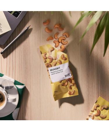 MUNSBIT Lightly Salted Roasted Cashews - Crunchy and Flavorful 60g Pack for Nut Lovers - Buy Online on GoSupps.com
