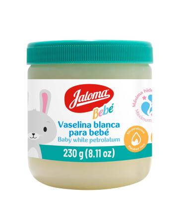 JALOMA Baby Petrolatum Baby Vaseline Moisturizes and Softens Baby Skin 8.11 Oz Jar 8.11 Ounce (Pack of 1)