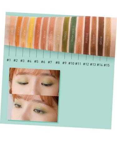 Beatifufu 1pc 15 Eyeshadow Palette Makeup Accessories Glitter Eye Eyeshadow Female Eyeshadow Cosmetic Pallet - Buy Online on GoSupps.com