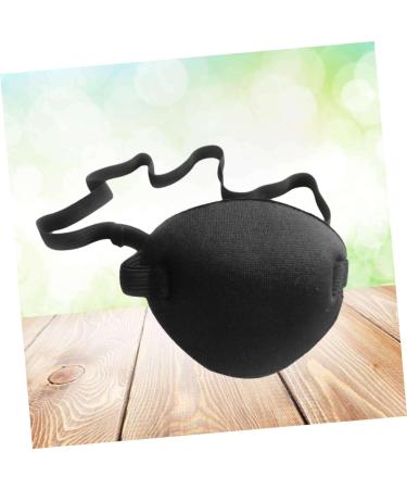 SEWOART 2pcs Lazy Eye Patch Eye Mask Adjustable Eye Patch Adult Costumes Eye Patches Pirate Black - Buy Online on GoSupps.com