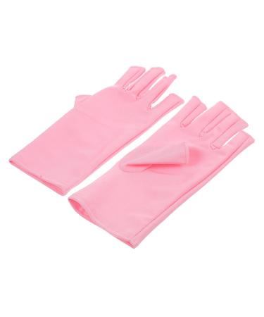 FOMIYES 3 Pairs Nail Gloves Manicure Gloves Nail Gloves Fingerless Gloves Gel Nail Gloves Gel Manicure Gloves Nails Gel Pink Nail Polish Spandex Protection - Buy Online on GoSupps.com