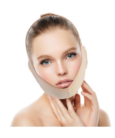 Face slimming mask neck support deduction V face line bandages facial monkey carnival-weight-loss-face-face straps (s)