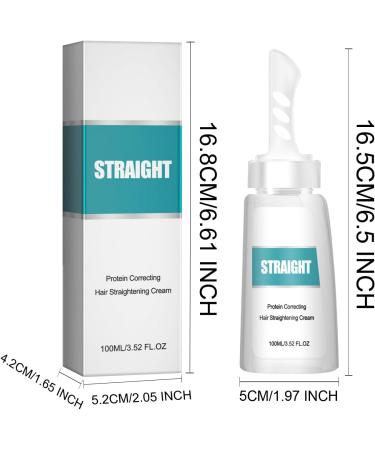 Shantou Yingji 2 pieces hair straightening cream hair straightening cream moisturizing hair removes frizz and split ends 2 pieces x 100 ml hair - Buy Online on GoSupps.com