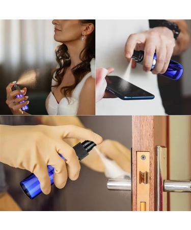GeRRiT Fine Mist Spray Dispenser Bottle Plastic Spray Empty Bottle Clear Fine Mist Mini Travel Bottle Set Reusable for Cleaning Gardening Plants and Traveling Blue - Buy Online on GoSupps.com
