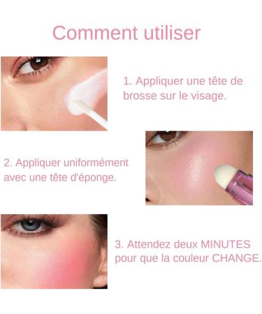 Moisturizing Changing Blush - Color Changing Blush Stick | Face Color Temperature Changing Stick | Clear Blush Temperature Changing Cream Blush for Men - Buy Online on GoSupps.com