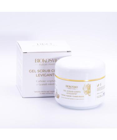 Smoothing Body Scrub Gel Vegetable Charcoal and Mineral Granules