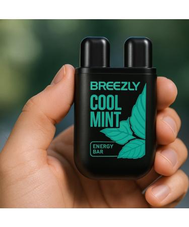 BREEZLY Pack of 4 Nasal Sticks | Cool Mint | Enhanced Breathing + Natural Energy | Cooling Mint Sensation | Essential Oils + Menthol - Buy Online on GoSupps.com