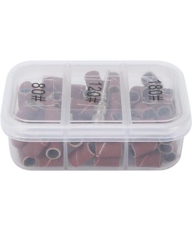 75 Sanding Bands Nail Drill Bits Nail Art Sanding Caps 80 120 180 Grit Brown for Nails and Cuticles Easy to Use Suitable for Nail Care - Buy Online on GoSupps.com