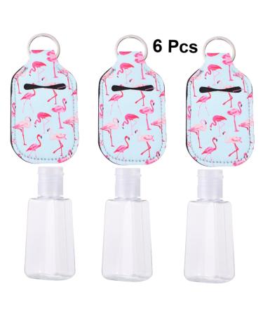Buy Housoutil 9 Sets Refillable Travel Size Cosmetic Hand Soap Bottles | Keychain Suction Cup Design | 30ml Empty Clamshell Bottles with Transparent Lid - Buy Online on GoSupps.com