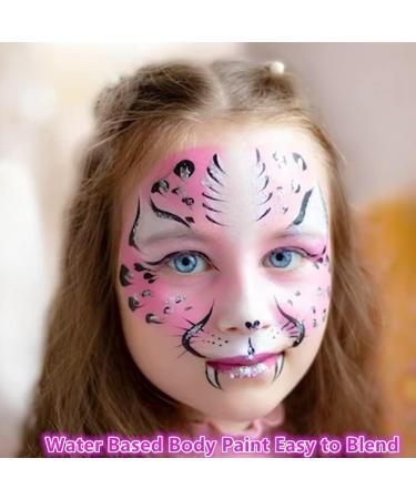 Pastel Pink Cream Face Body Paint - 2.37oz (70ml) Water-Based Makeup for Adults & Children | SFX, Cosplay, Festivals, Halloween - Buy Online on GoSupps.com