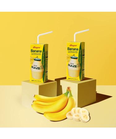 Binggrae Banana Flavored Milk 6.8 Fl Oz (Pack of 6) - Delicious Korean Banana Milk - Buy Online on GoSupps.com