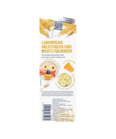 Alpro Children's Hair Drink - 100% Vegetable Naturally Lactose-Free Low-Sugar Protein Source with Calcium & Vitamins | 8 x 1L - International Shipping Available - Buy Online on GoSupps.com