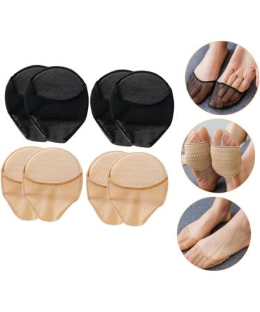FOMIYES 12 Pairs Half Socks Summer Accessories Half Foot Socks Topper Liner Socks Non-Slip Forefoot Pads Toe Protectors Women Non- Metatarsal Pads Breathable Miss Feminine Products - Buy Online on GoSupps.com