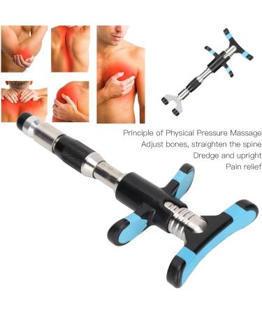 Manual Spine Chiropractic Adjustment Tool - 10 Starch Levels 3 Heads Vertebral Therapy with Black Storage Case - Buy Online on GoSupps.com