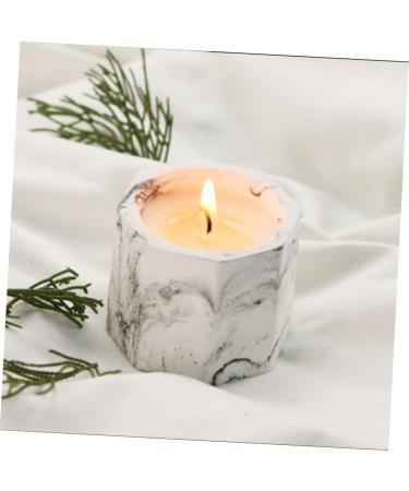 FRCOLOR Scented Octagonal Soy Candles Smokeless Marbling Party & Bathroom Decor | Perfect for Meditation & Ornaments - Buy Online on GoSupps.com