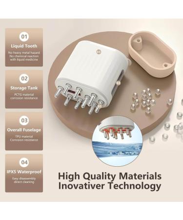 2 in 1 Electric Hair Oil Applicator & Scalp Massager | Smooth Root Comb for Easy Oil Application - Buy Online on GoSupps.com