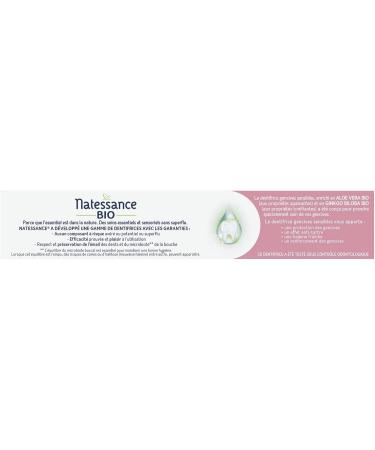 Natessance Organic Sensitive Gum Toothpaste 75ml - Buy Online on GoSupps.com