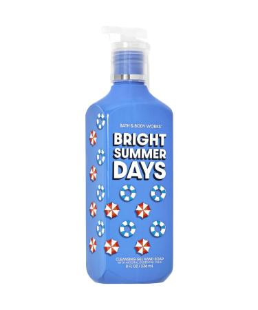 Bath & Body Works Bright and Sunny Hand Soap Set - 4 Scented Cleansing Gel Soaps - Pina Colada Swirl Beach Bliss Sweet Tea Lemonade & Bright Summer Days (8 oz each) - Perfect for International Shipping - Buy Online on GoSupps.com